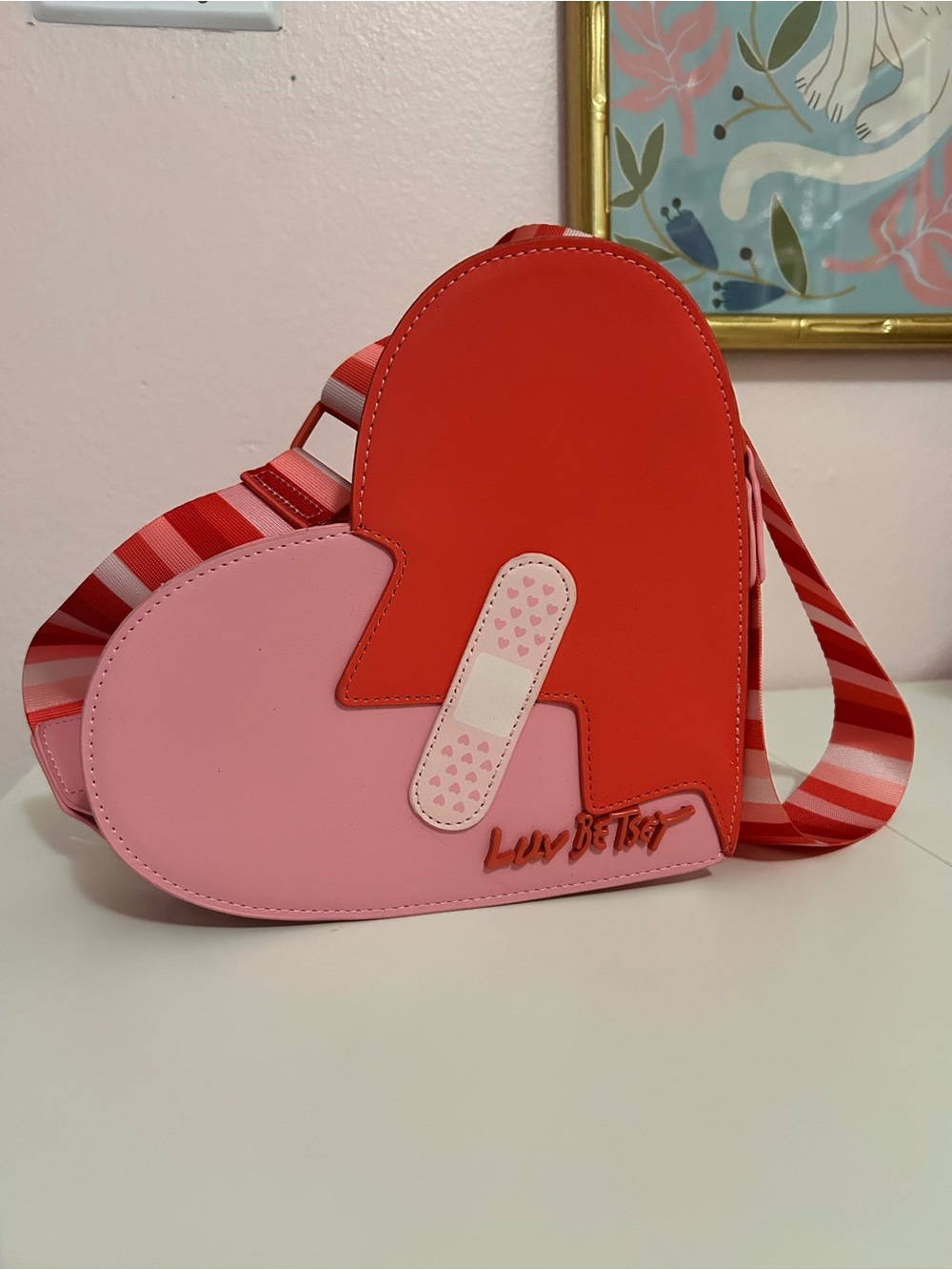 Luv Betsey Broken Heart Crossbody Bag NWOT